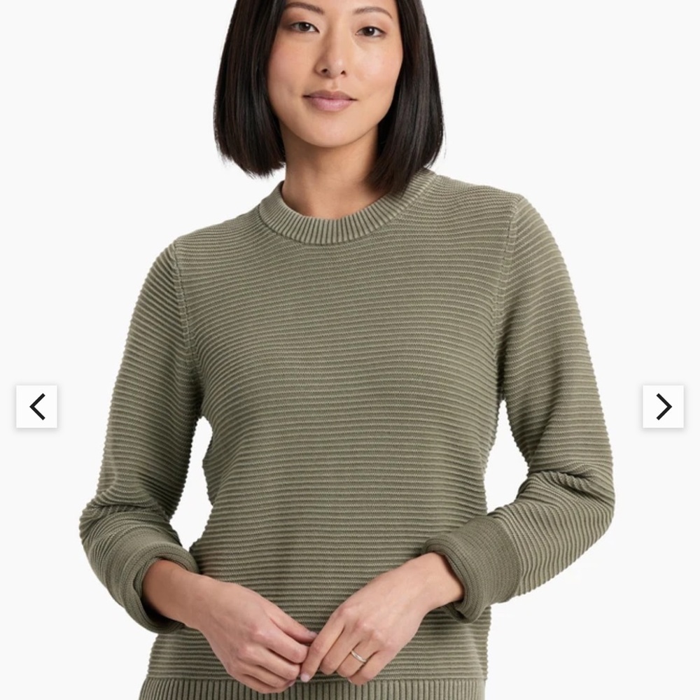 Kuhl Crewneck Ribbed Women's Sweater - BROWN